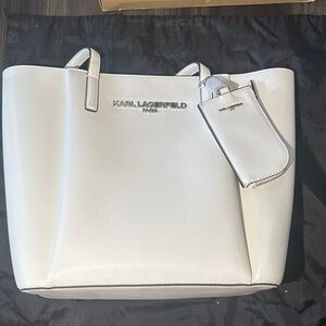 Karl Lagerfeld Louise tote Leather bag